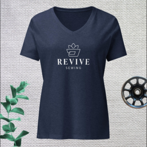 Revive Sewing women’s relaxed v-neck t-shirt