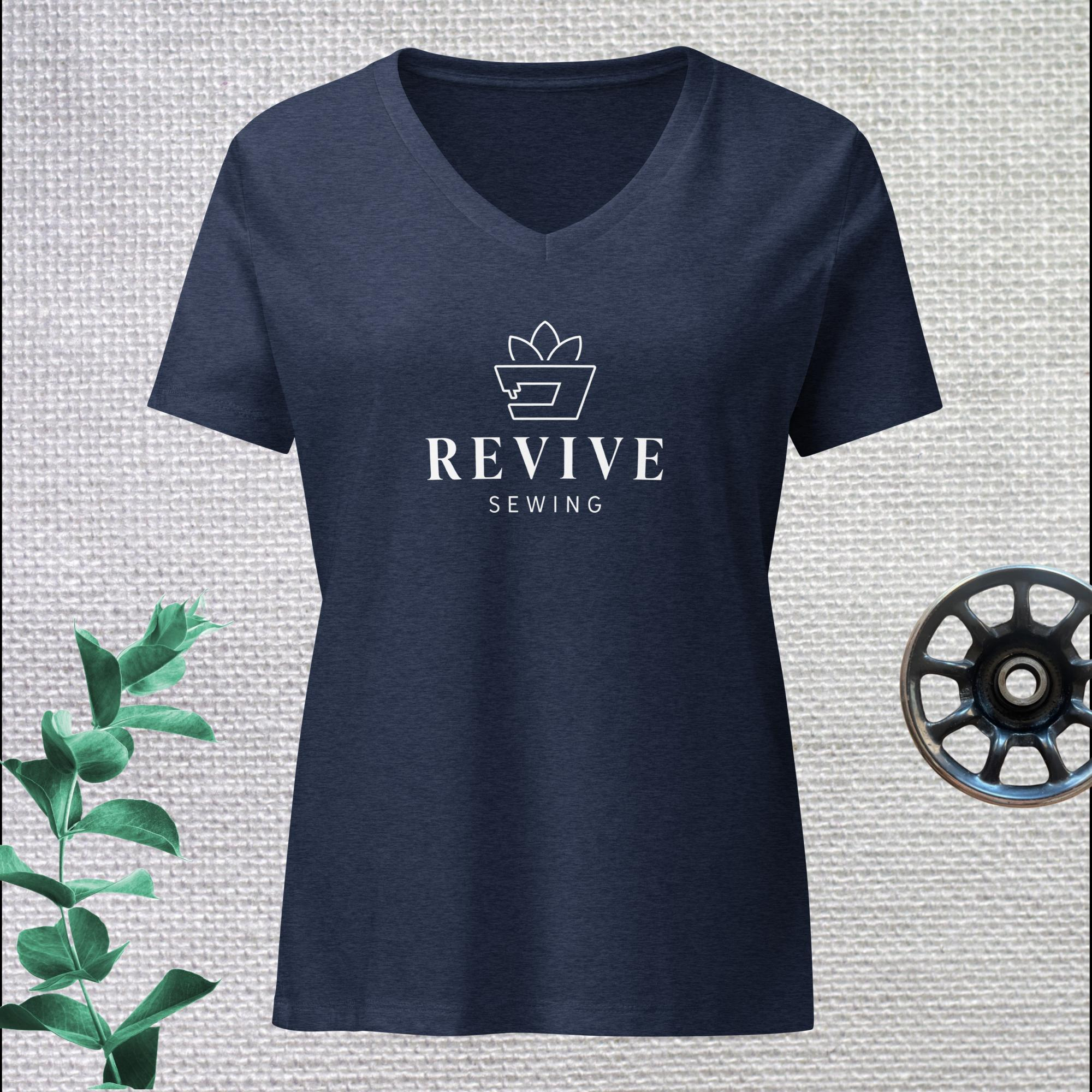 Revive Sewing women’s relaxed v-neck t-shirt