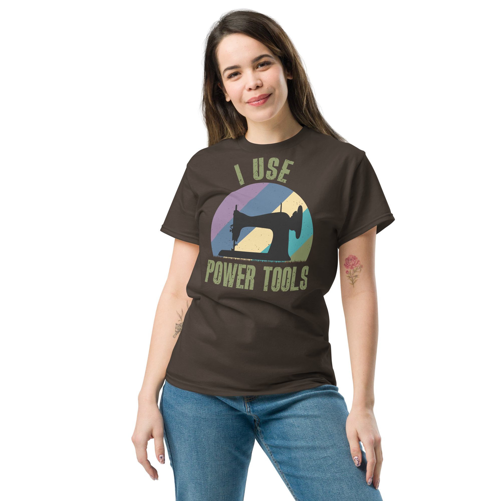 "I Use Power Tools" Unisex classic tee - Image 3