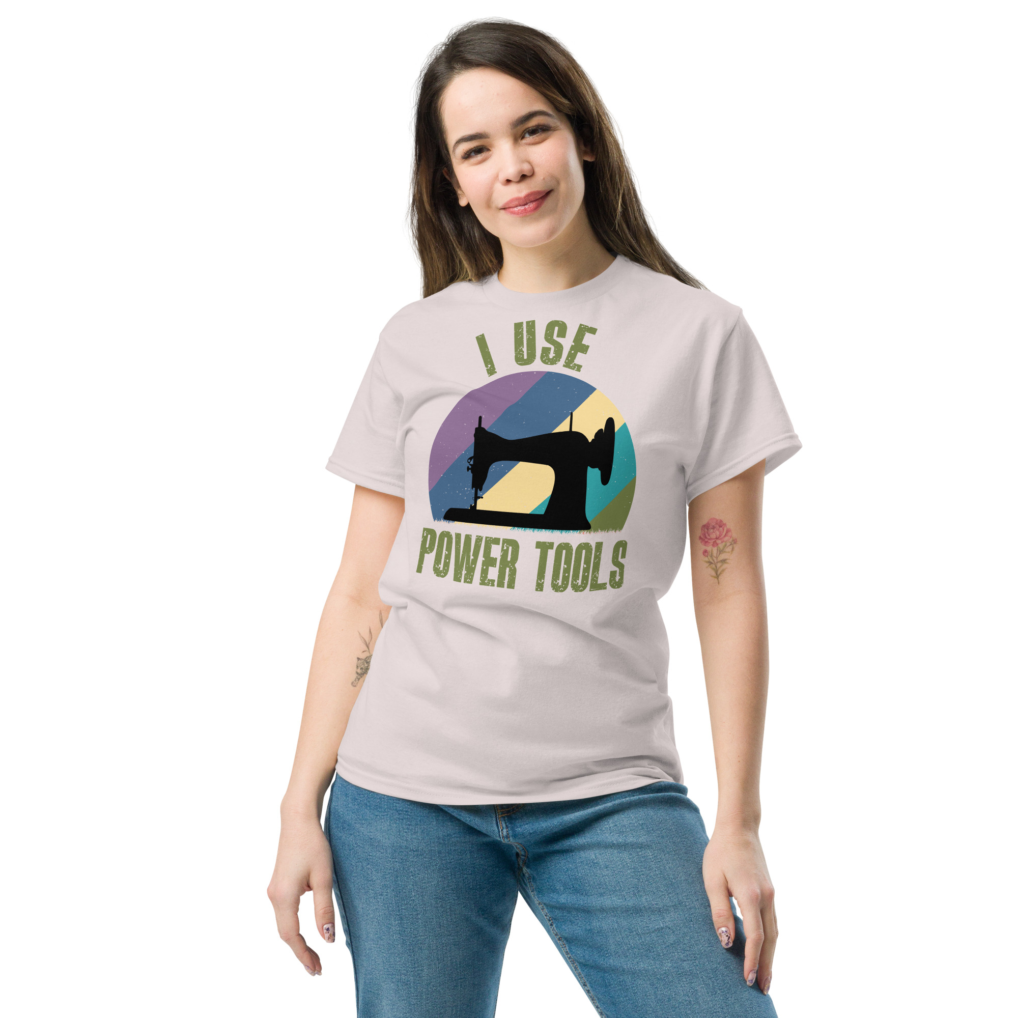 "I Use Power Tools" Unisex classic tee - Image 5