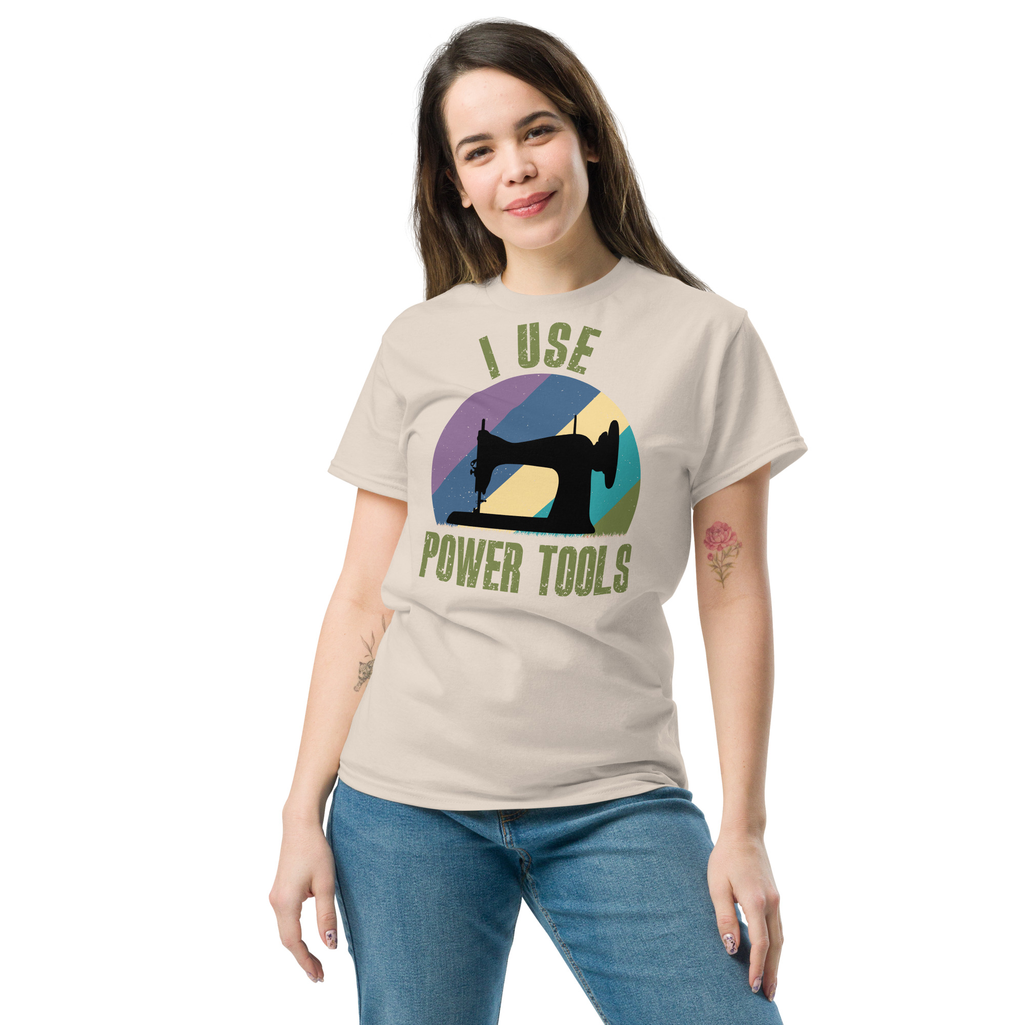 "I Use Power Tools" Unisex classic tee - Image 4